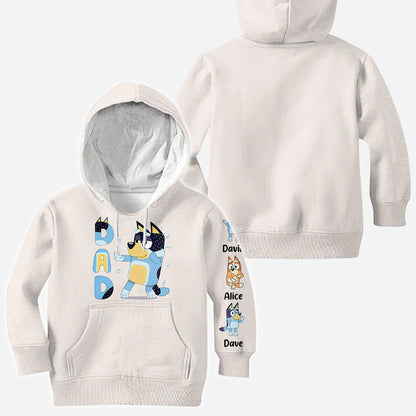 Cool Dad Grandpa Uncle Mum Aunt Nana Custom Title And Kids - Personalized All Over Shirt