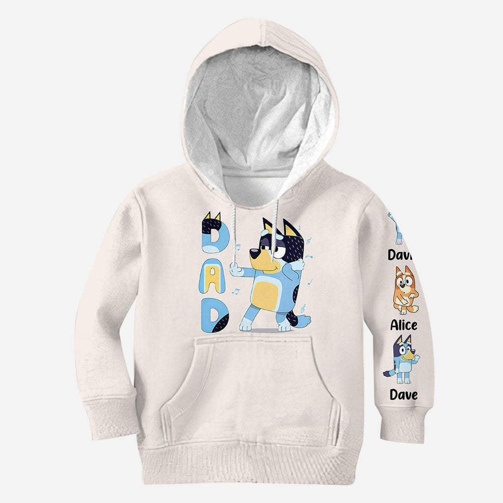 Cool Dad Grandpa Uncle Mum Aunt Nana Custom Title And Kids - Personalized All Over Shirt