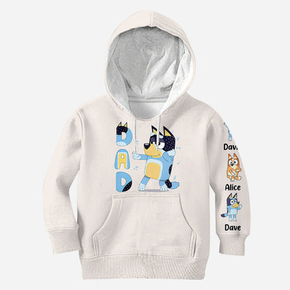 Cool Dad Grandpa Uncle Mum Aunt Nana Custom Title And Kids - Personalized All Over Shirt