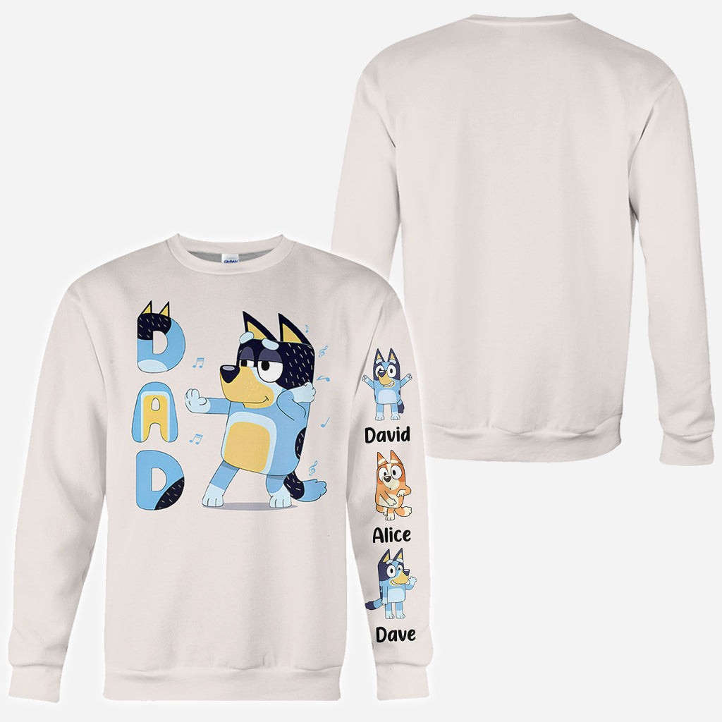 Cool Dad Grandpa Uncle Mum Aunt Nana Custom Title And Kids - Personalized All Over Shirt