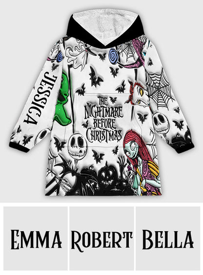 Nightmare - Personalized Nightmare Blanket Hoodie