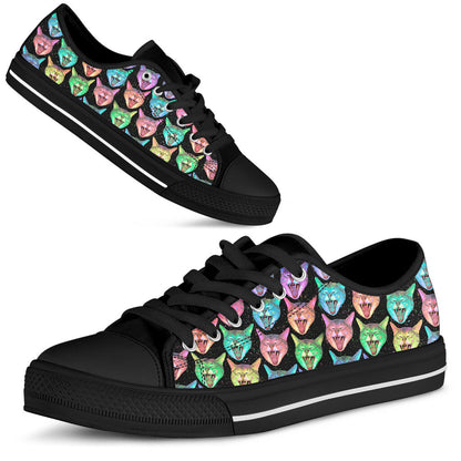 Space Cats Cat Low Top Shoes 0622