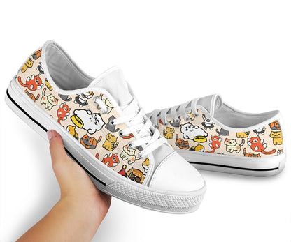 Lovely Cats Cat Low Top Shoes 0622