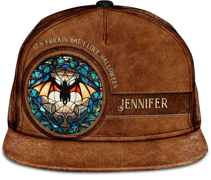 It's Frickin' Bat I Love Halloween - Personalized Witch Snapback