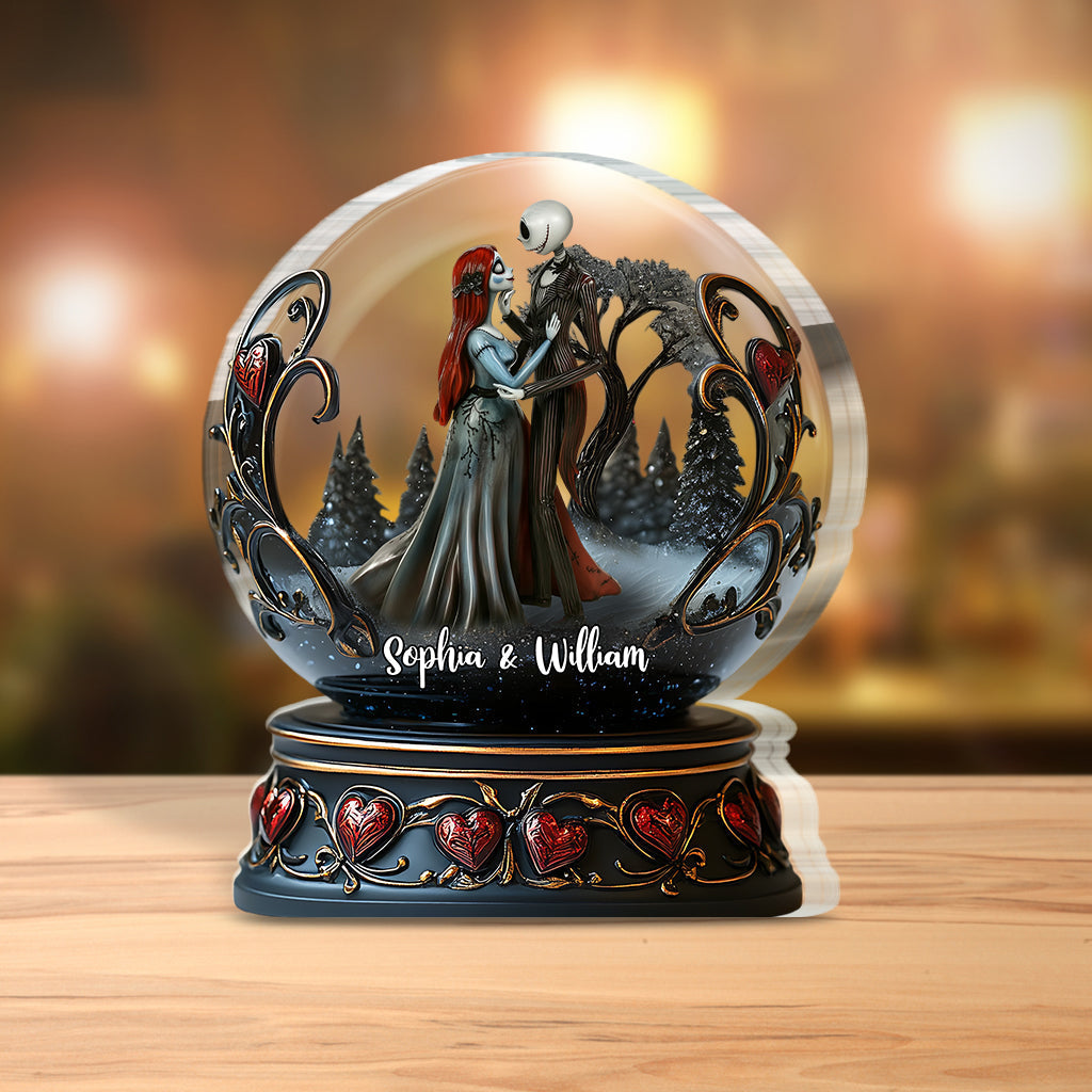 Till Death Do Us Part - Personalized Nightmare Custom Shaped Acrylic Plaque