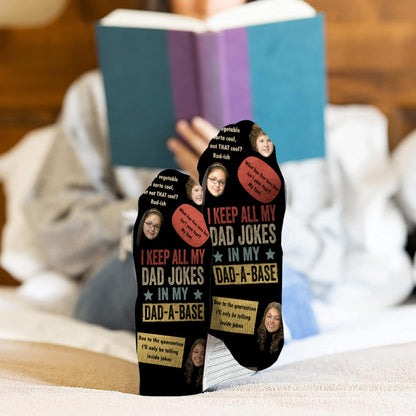 Dad Jokes - Personalized Father's Day Father Socks