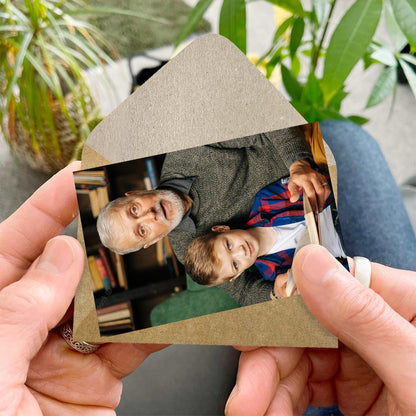 Best Father Premium - Gift for dad, grandpa - Personalized Wallet Insert Card