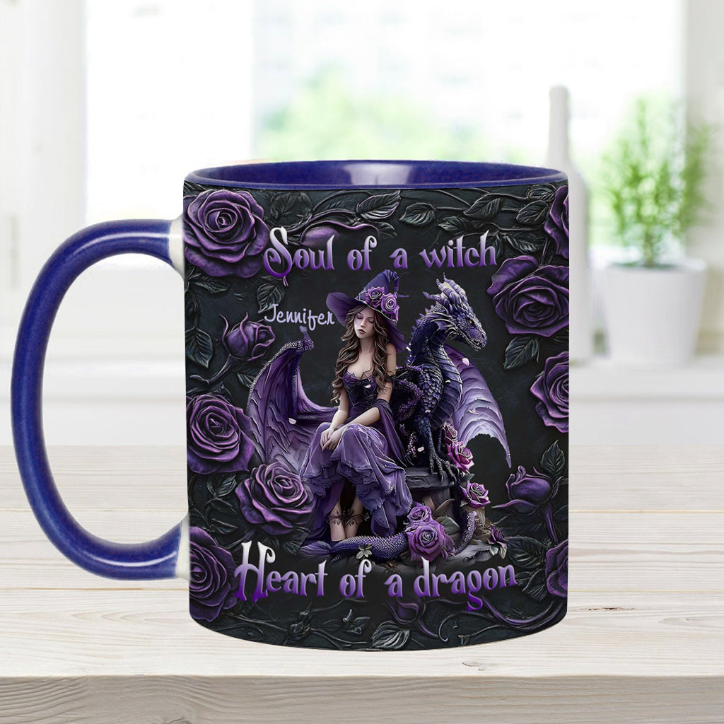 Soul Of A Witch - Personalized Witch Accent Mug