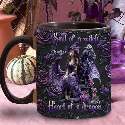 Soul Of A Witch - Personalized Witch Accent Mug