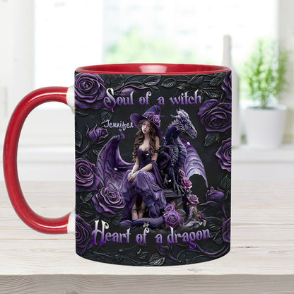 Soul Of A Witch - Personalized Witch Accent Mug