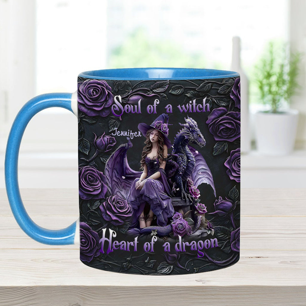 Soul Of A Witch - Personalized Witch Accent Mug