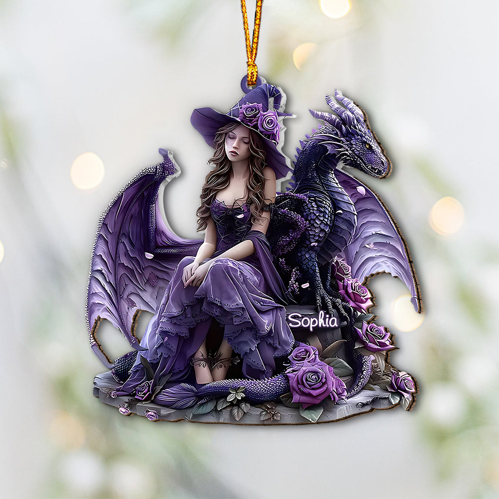 Heart Of A Dragon - Personalized Witch Ornament