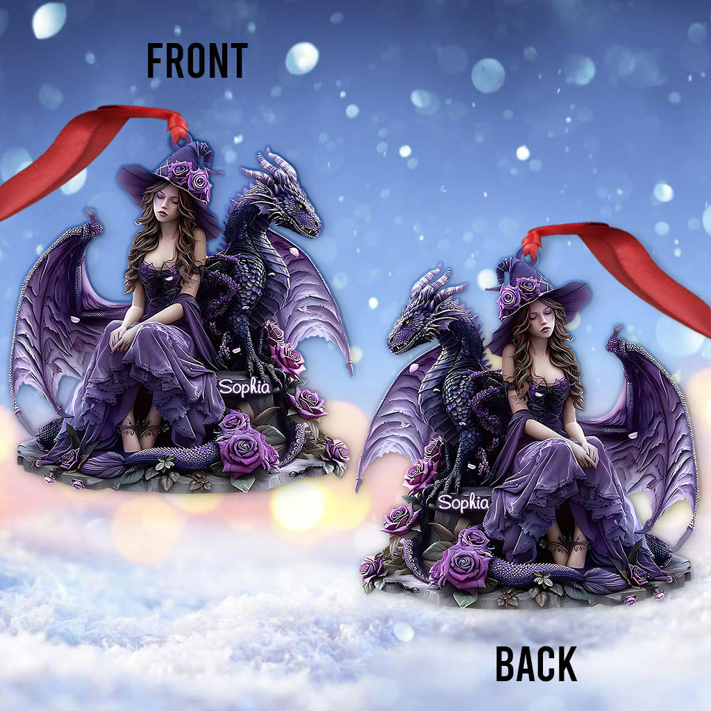 Heart Of A Dragon - Personalized Witch Ornament