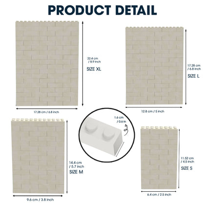 I Choose You - Personalized Monster Trainer Vertical Rectangle Building Brick Blocks Printed On Both Sides