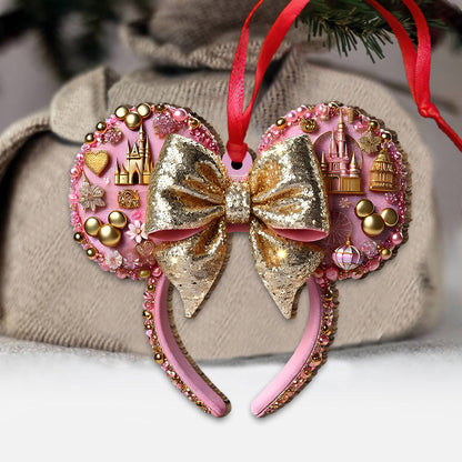 Beautiful Mouse Ears - Personalized Mouse Ornament