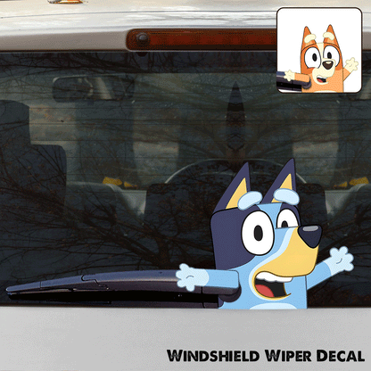 Cool Dogs - Personalized Windshield Wiper Decal