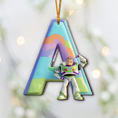Cute Toy Letter - Personalized Kid Ornament