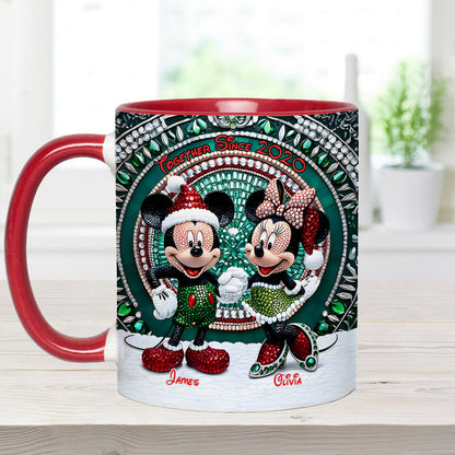 Magic Couple - Personalized Mouse Accent Mug