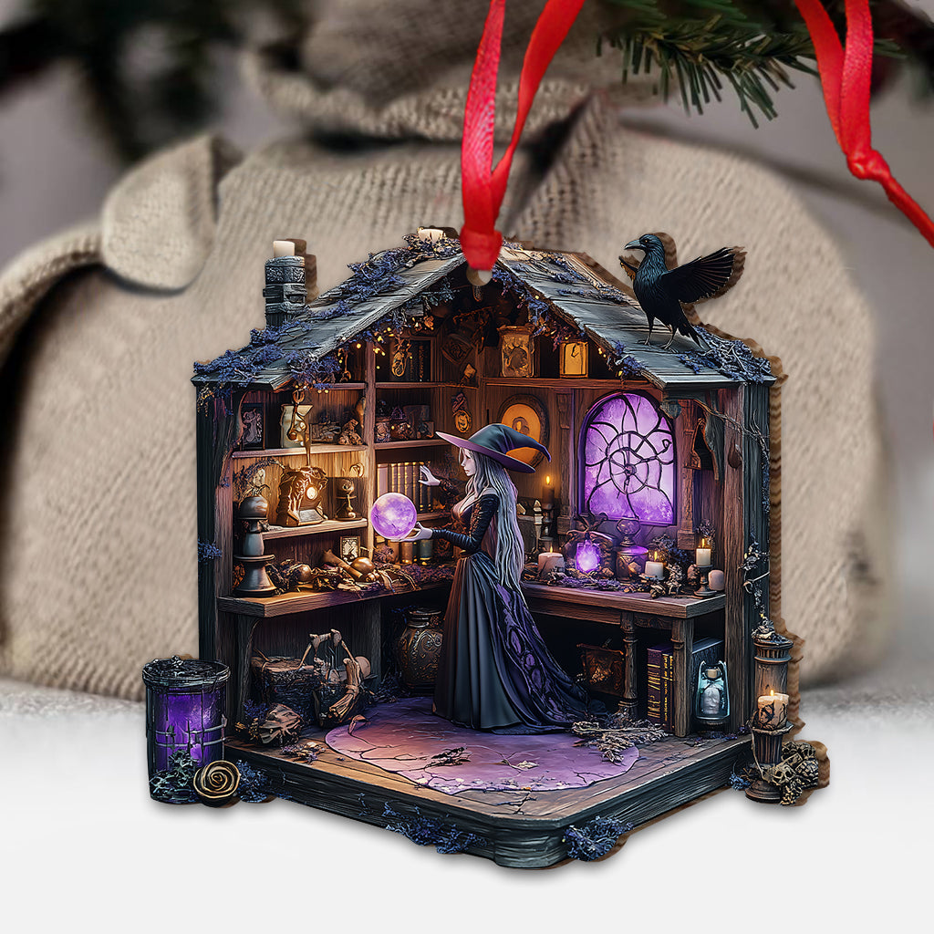 Mysterious Witch Room - Personalized Witch Ornament