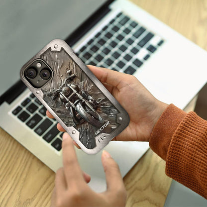 Vintage Motorcycle - Personalized Biker Full Print Phone Case