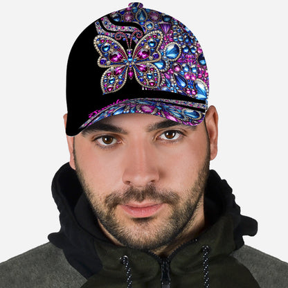 Sparkle Butterfly - Personalized Butterfly Classic Cap