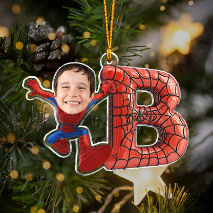 Spider Alphabet Letters - Personalized Kid Ornament