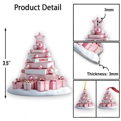 Book Christmas Tree - Personalized Book Ornament
