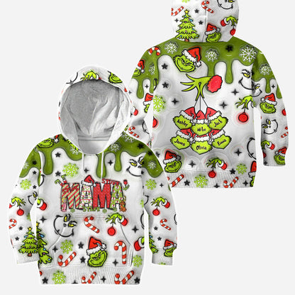 Mama Grinch - Personalized Mother Hoodie and Leggings