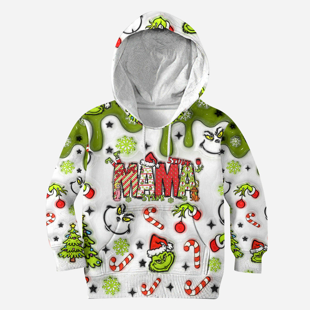 Mama Grinch - Personalized Mother Hoodie and Leggings