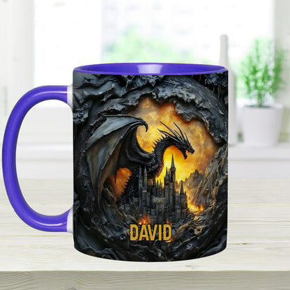 Love Dragons - Personalized Dragon Accent Mug