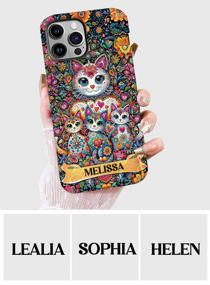 Beautiful Cats - Personalized Cat Full Print Phone Case