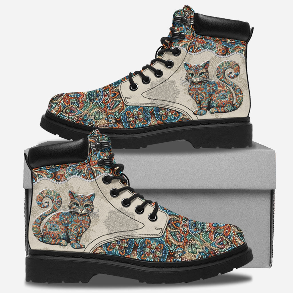 Beautiful Cat - Personalized Cat All Season Boots