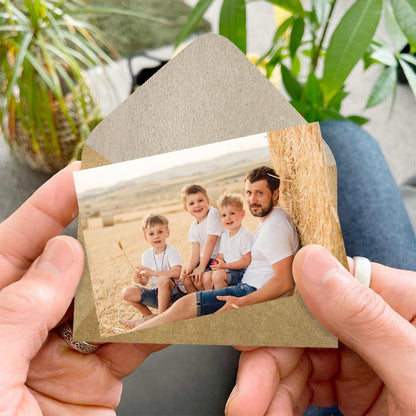 The Love Between - Personalized Father Wallet Insert Card