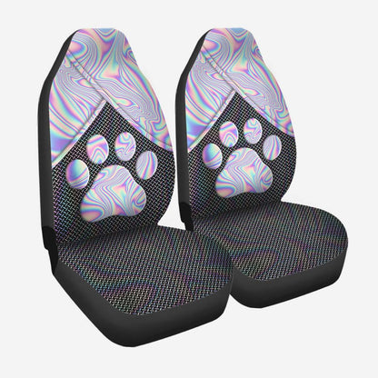 Hologram Paw Dog Seat Covers 0622