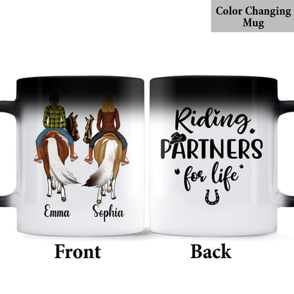 Riding Partner For Life - Personalized Horse Mug