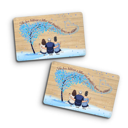 Father & Daughters - Personalized Father Wallet Insert Card