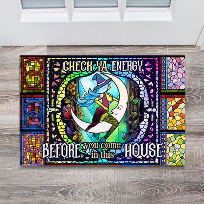 Check Your Energy - Witch Doormat