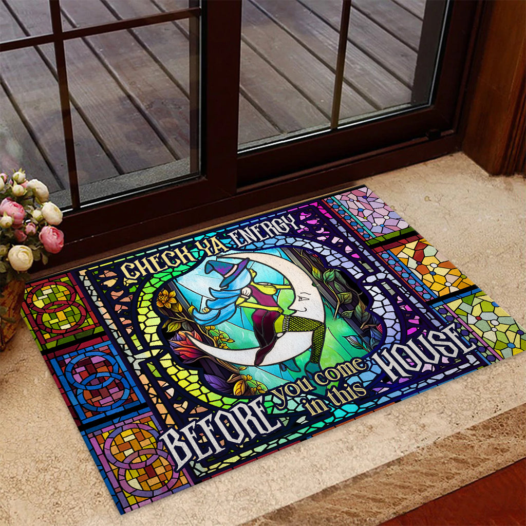 Check Your Energy - Witch Doormat