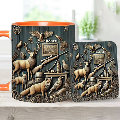 Best Hunter Ever - Personalized Hunting Accent Mug