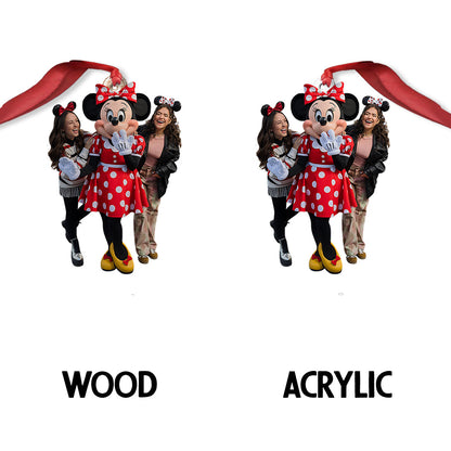Magic Kingdom Trip - Personalized Mouse Custom Shaped Ornament