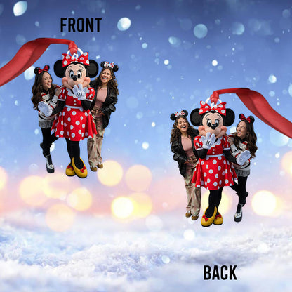 Magic Kingdom Trip - Personalized Mouse Custom Shaped Ornament