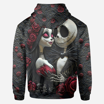 From Our First Kiss Till Our Last Breath - Personalized Nightmare All Over Shirt