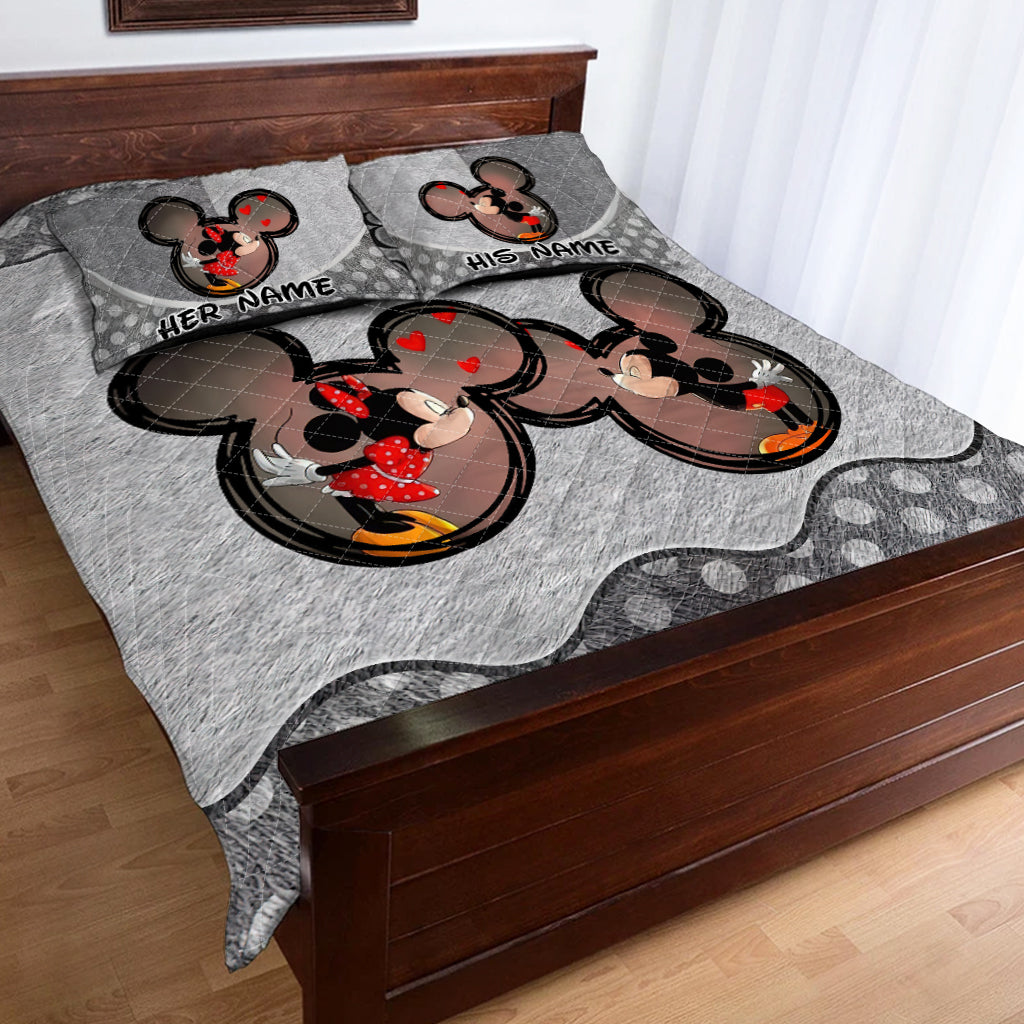 You & Me We Got This - Personalized Mouse Quilt Set
