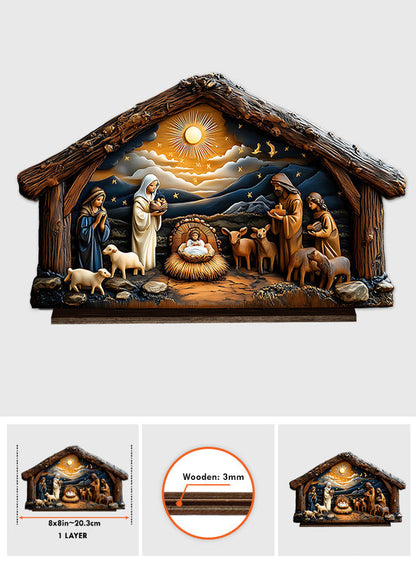 The Greatest Gift Of All - Christian 1 Layered Big Freestanding