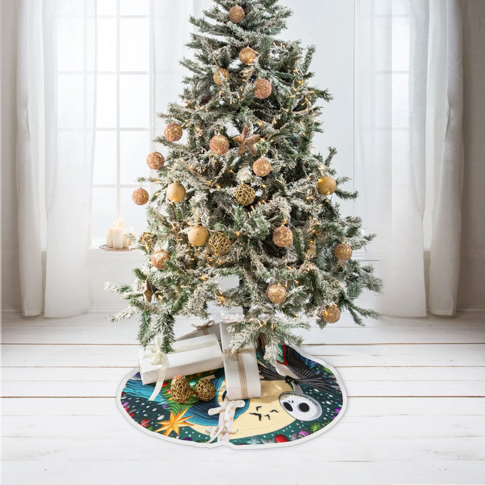 Merry Christmas - Personalized Nightmare Tree Skirt