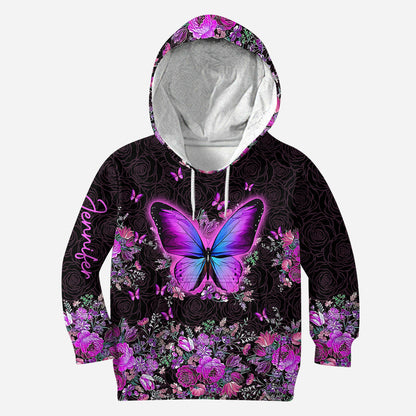 Beautiful Butterflies - Personalized Butterfly Hoodie and Leggings