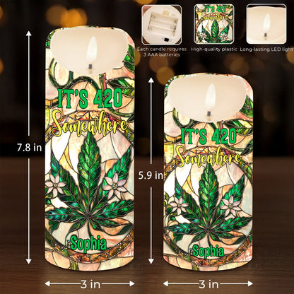 High Times - Personalized Weed Flameless Candle