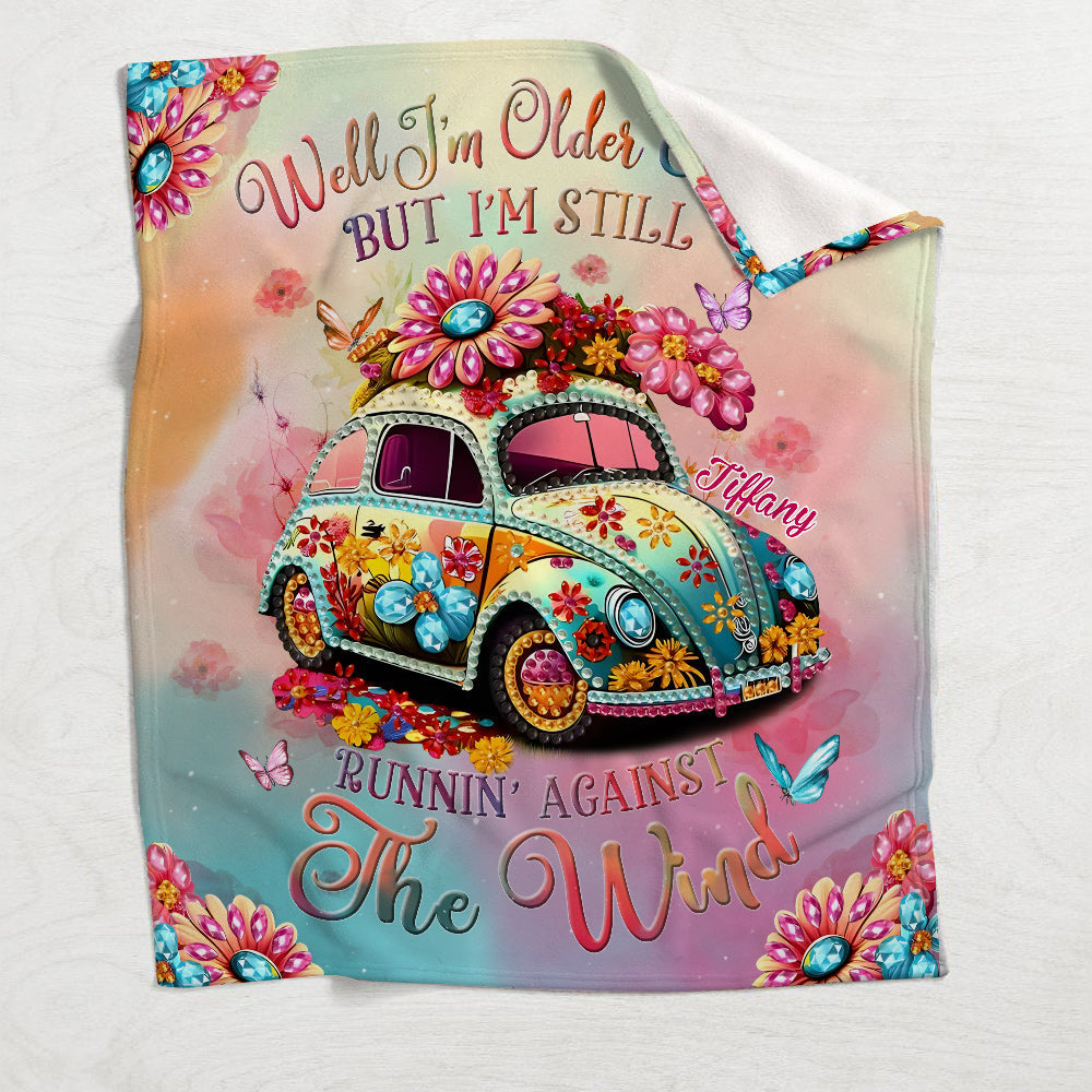 Running Against The Wind - Personalized Hippie Blanket