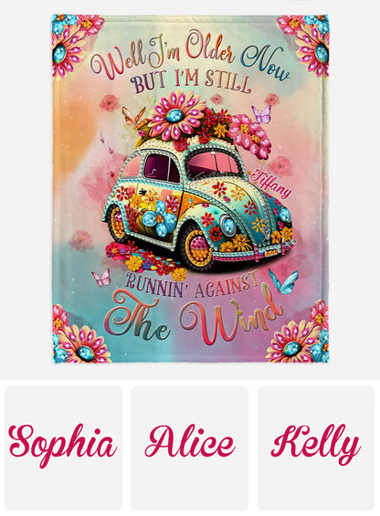 Running Against The Wind - Personalized Hippie Blanket
