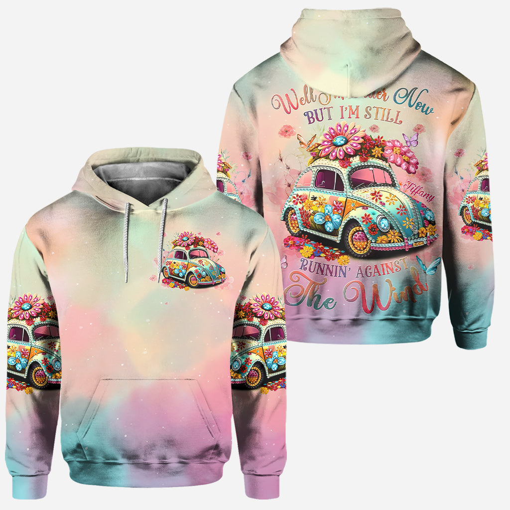 Running Against The Wind - Personalized Hippie Hoodie and Leggings